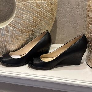 Nine West Leather Wedge